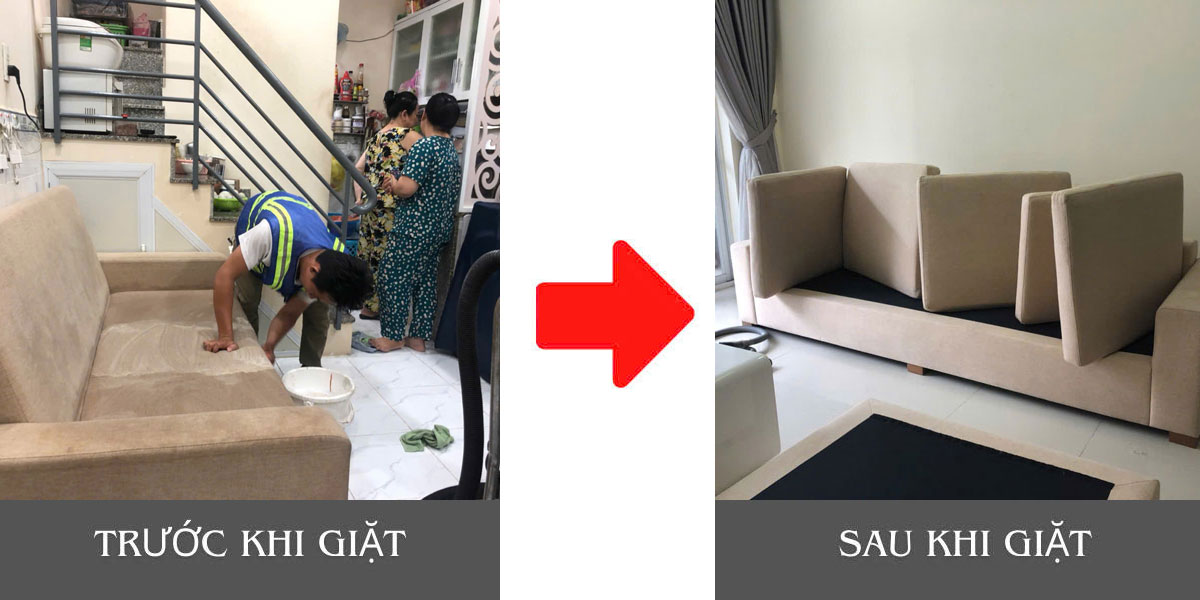 Giặt ghế sofa tại nhà
