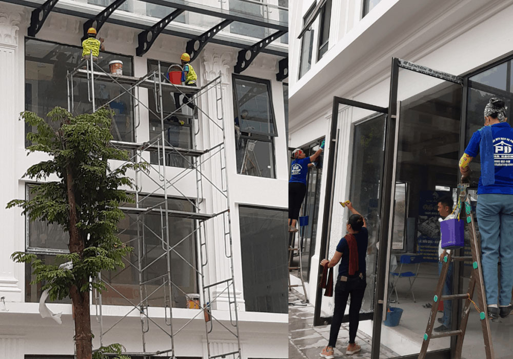 Vệ sinh công nghiệp với dịch vụ tổng vệ sinh nhà cửa