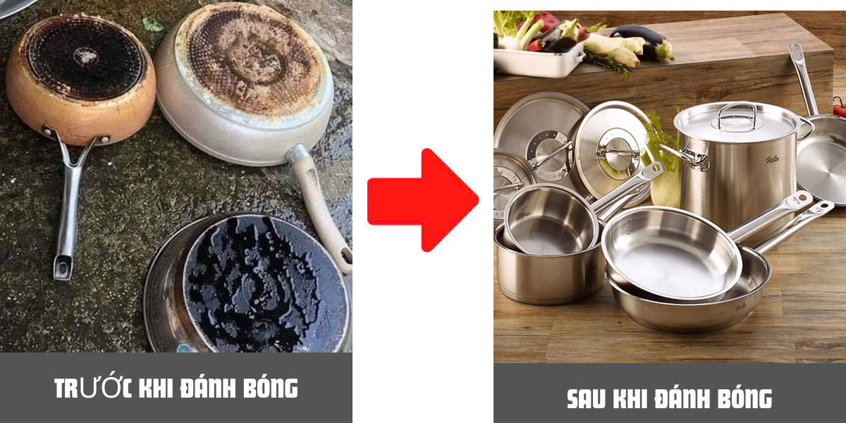 Đánh bóng inox gia dụng