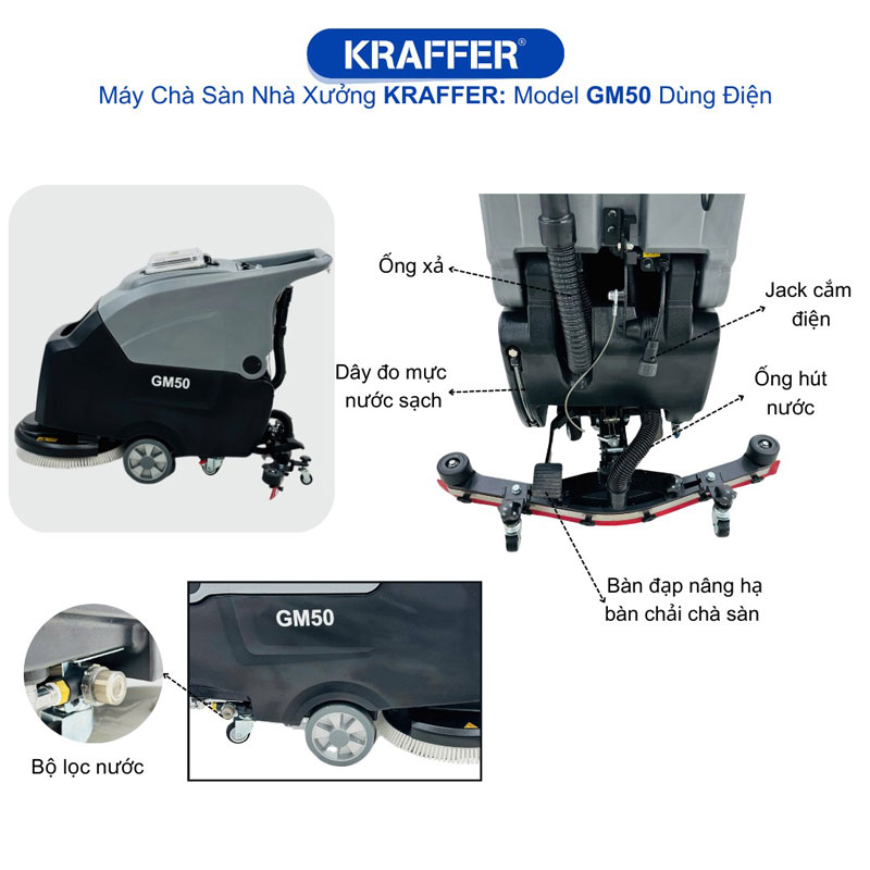 May cha san lien hop KRAFFER GM50
