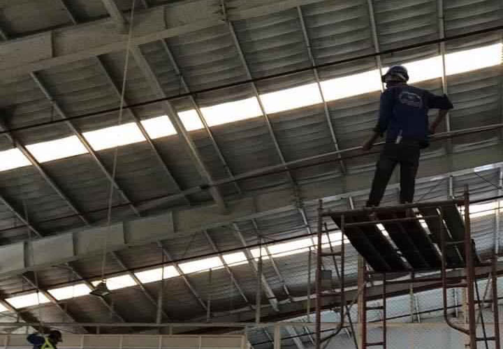 Vệ sinh từ trên cao xuống thấp