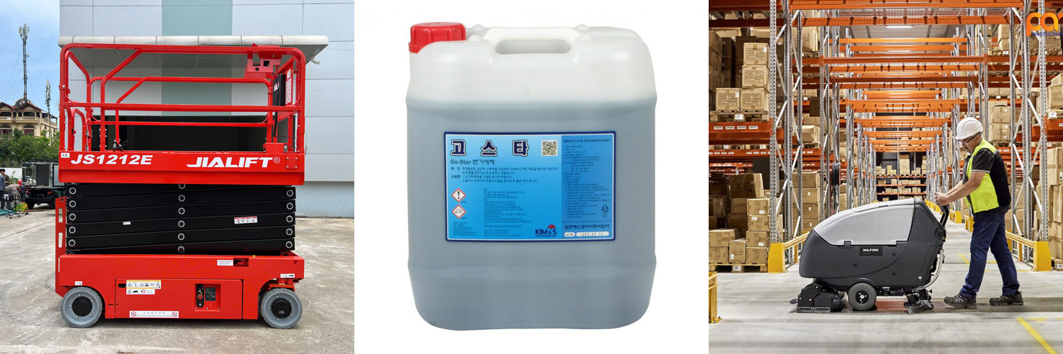 Máy móc, dụng cụ, hoá chất