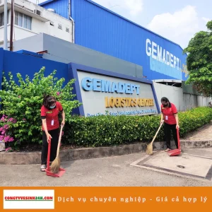 cung cấp tạp vụ làm vệ sinh nhà xưởng