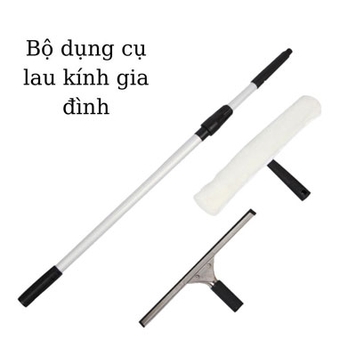 Bộ dụng cụ lau kính
