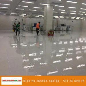 đánh bóng sàn nhựa Vinyl